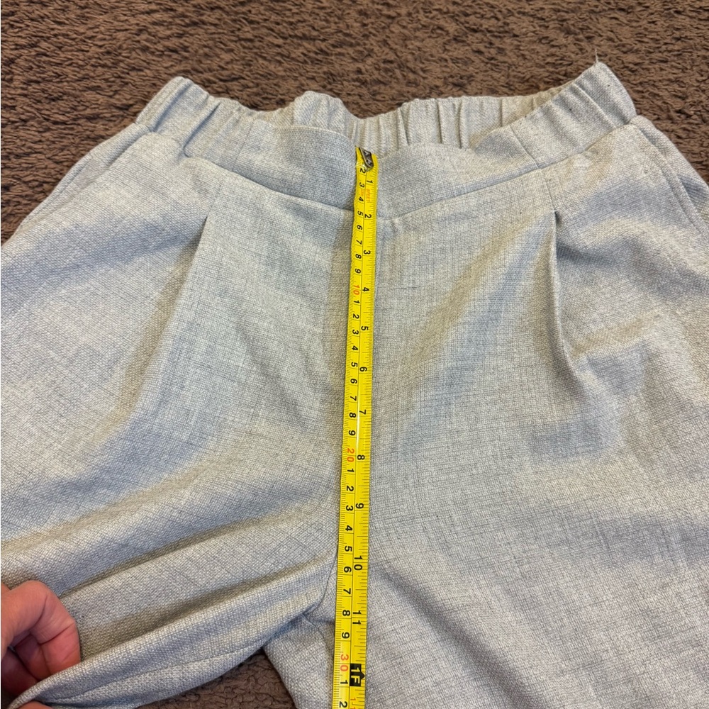 2 FOR $20The Select Moscow Gray Pleated Jogger Trouser Pants High Rise Elastic S - Picture 3 of 8